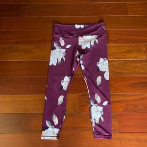 Athleta Floral Leggings